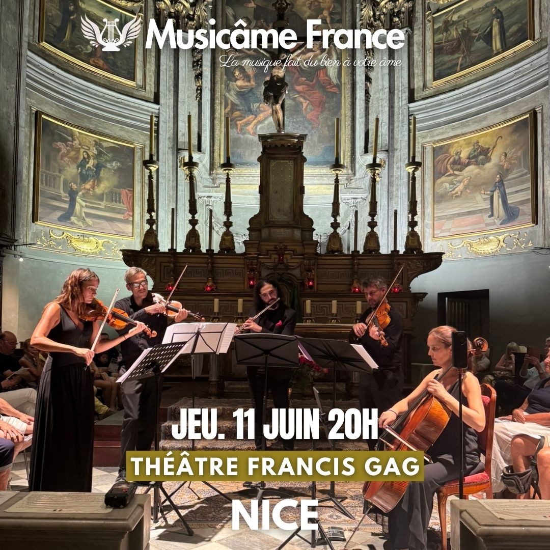 Concert à Nice : Rossini, Telemann, Taffanel, Tchaïkovsky, Bizet, Aznavour, Wieniawski, Poulenc, Ibe